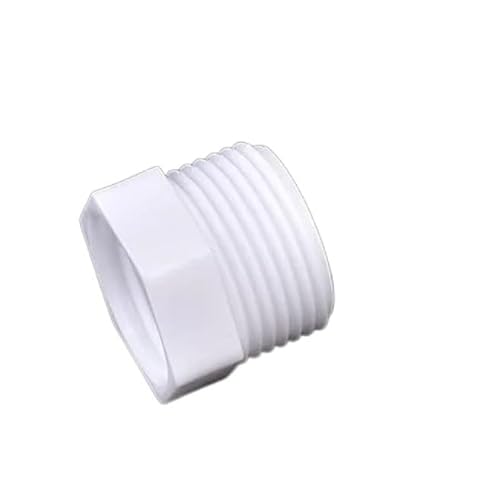 Supkancl 1/5 stücke 1/2 "3/4" 1 "PVC Männlichen/Weiblichen Gewinde Joint Buchse Garten Bewässerung Armaturen Fisch Tank Wasser Rohr Stecker(White,1pc) von Supkancl