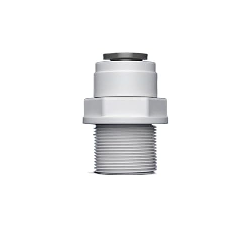 Supkancl 1 STÜCK 1/2 "Außengewinde - 1/4" 3/8 '' RO-Wasseranschluss Gerader POM-Schlauchanschluss Wasserfilter Umkehrosmoseteile(4) von Supkancl