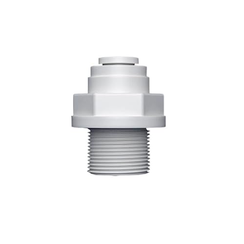 Supkancl 1 STÜCK 1/4 "3/8'' Außengewinde - 1/4 "3/8'' RO Wasseranschluss Gerader Winkel POM Schlauchanschluss Wasserfilter Umkehrosmose Teile(1) von Supkancl