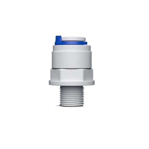 Supkancl 1 STÜCK 1/4 "3/8'' Außengewinde - 1/4 "3/8'' RO Wasseranschluss Gerader Winkel POM Schlauchanschluss Wasserfilter Umkehrosmose Teile(2) von Supkancl