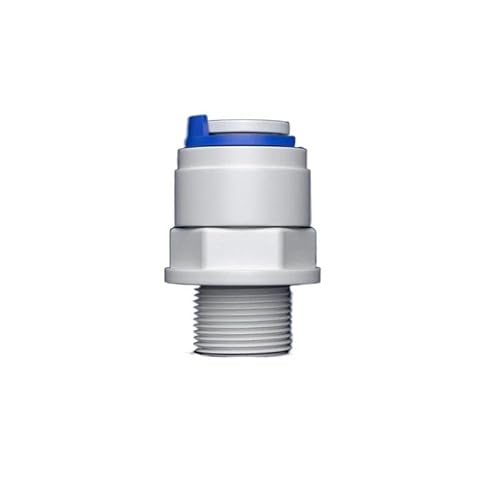 Supkancl 1 STÜCK 1/4 "3/8'' Außengewinde - 1/4 "3/8'' RO Wasseranschluss Gerader Winkel POM Schlauchanschluss Wasserfilter Umkehrosmose Teile(3) von Supkancl