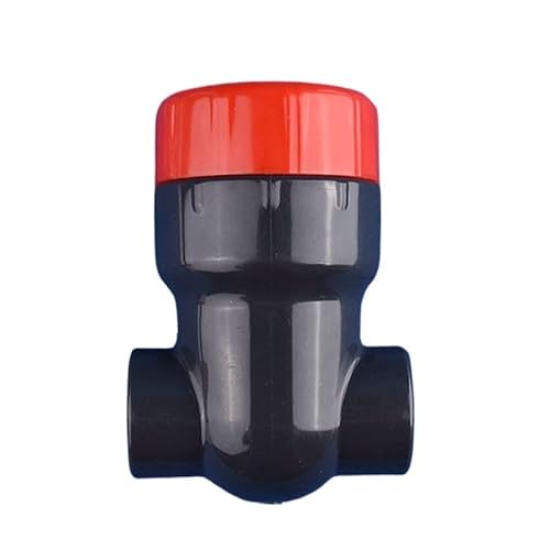 Supkancl 1 STÜCK 20~63 mm UPVC-Schieberventil Industriesteckdose Typ Sanitärschleuse Schalter Kugelhahn Durchflussregelventil Aquariumarmaturen(B-Dark Grey,Inner Dia 32mm) von Supkancl