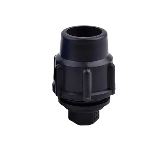 Supkancl 1 Stück 20/25/32/40/50/63 mm PVC PE-Wasserleitung Schnellverschluss aus Kunststoff Direktkappe PE-Rohr Endstopfen Zubehör for landwirtschaftliche Bewässerung(Silver) von Supkancl