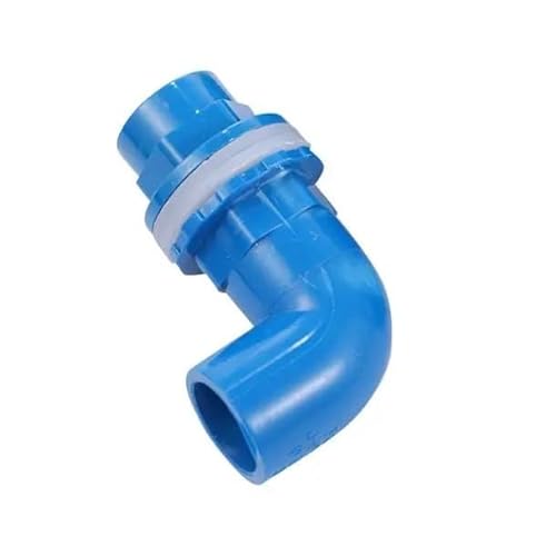Supkancl 1 Stück 20/25/32 mm Anschlussanschluss, Winkelstück, PVC-Anschluss, blau, 90 °-Wölbung, PVC-Rohrkupplungen, Gewächshaus, Bauernhof, Bewässerungsarmaturen, Tankverbindung(Inner Diameter 20mm) von Supkancl