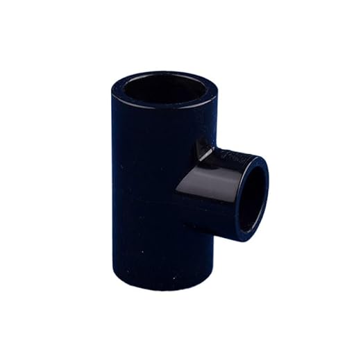Supkancl 1 Stück ID 20~50mm PVC Reduzier-T-Stück 3-Wege-Wasserrohrarmaturen Gartenbewässerungsgelenk Aquarium Fischtank-Koppler-Adapter(Black,40x20mm) von Supkancl