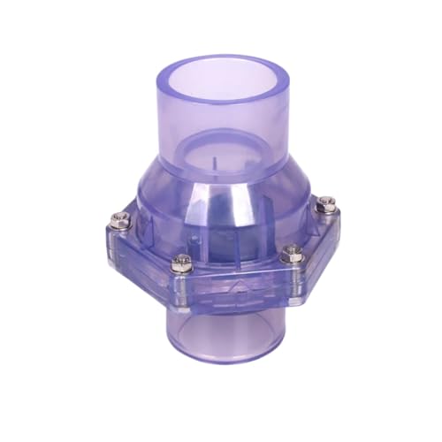 Supkancl 1 Stück ID 25/32/40 mm UPVC-Klappenrückschlagventil Kanalisationsdesodorierung Rückschlagventil Industrielle Wasserrohrverbinder(Inner Dia 63mm) von Supkancl