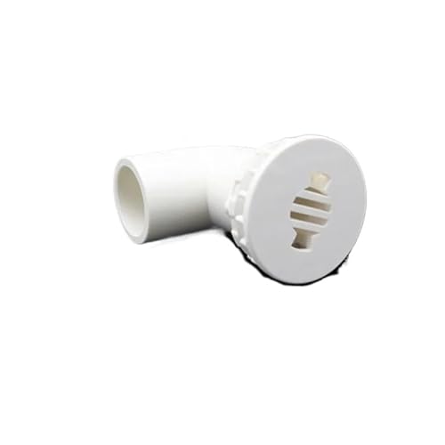 Supkancl 1 Stück Innendurchmesser 20/25 mm 90-Grad-Fischtank-Kniestück-Entwässerungsverbindung Aquarium-Glas-Wassertank-Abflussverbinder Abflussrohrverbinder(White,ID 20mm) von Supkancl
