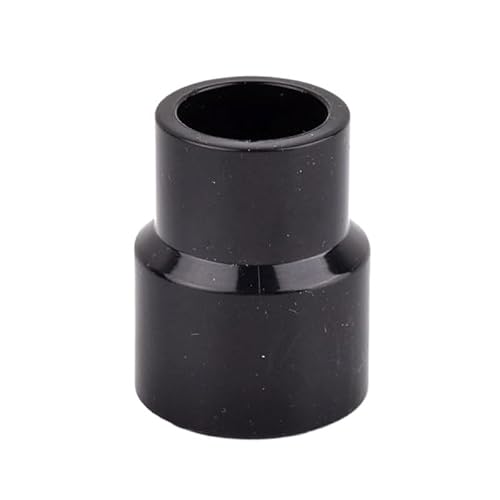 Supkancl 1 Stück PVC Gerade Reduzierung Anschluss Wasserversorgung Armaturen Garten Bewässerung Wasser Rohr Anschluss Aquarium Adapter Reduzierung Joint(Black,25x20mm) von Supkancl