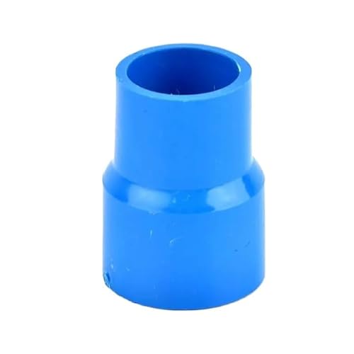 Supkancl 1 Stück PVC Gerade Reduzierung Anschluss Wasserversorgung Armaturen Garten Bewässerung Wasser Rohr Anschluss Aquarium Adapter Reduzierung Joint(Blue,50x32mm) von Supkancl
