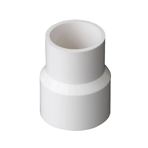 Supkancl 1 Stück PVC Gerade Reduzierung Anschluss Wasserversorgung Armaturen Garten Bewässerung Wasser Rohr Anschluss Aquarium Adapter Reduzierung Joint(White,40x25mm) von Supkancl