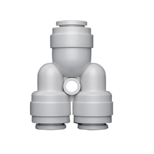 Supkancl 1 stück 3/8 ''RO Wasser Fitting T Typ POM 3-Wege Gleich Schlauchanschluss Wasserfilter Umkehrosmose Teile(2) von Supkancl