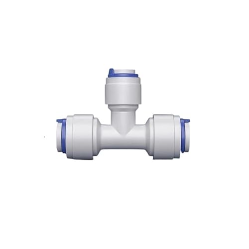 Supkancl 1 stück 3/8 ''RO Wasser Fitting T Typ POM 3-Wege Gleich Schlauchanschluss Wasserfilter Umkehrosmose Teile(3) von Supkancl