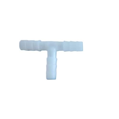 Supkancl 1 stück Kunststoff Rohrverschraubung 1,6mm - 25mm Gleich 3 Weg T Typ Fisch Tank PP Einsatz Schlauchverbinder(5.6mm) von Supkancl