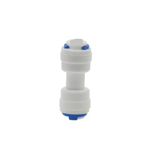 Supkancl 1 stück RO Wasserschlauchanschluss Gerader Winkel T-Stück Kreuz 1/4 "3/8" Kupplung Kunststoff Schnellrohrverschraubung Umkehrosmose-anschluss(PU 1I4-1I4) von Supkancl
