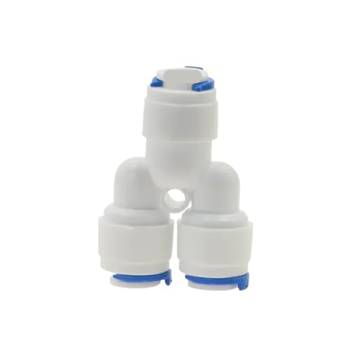 Supkancl 1 stück RO Wasserschlauchanschluss Gerader Winkel T-Stück Kreuz 1/4 "3/8" Kupplung Kunststoff Schnellrohrverschraubung Umkehrosmose-anschluss(PY 1I4-1I4-1I4) von Supkancl
