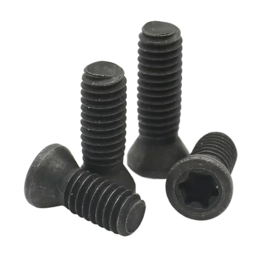 Supkancl 10/50 STÜCKE M2 M2.2 M2.5 M3 M3.5 M4 M5 M6 CNC-Einsatz Torx-Schraube for Ersetzen von Hartmetalleinsätzen CNC-Drehwerkzeughalter(50PCS,M2.2x5mm) von Supkancl