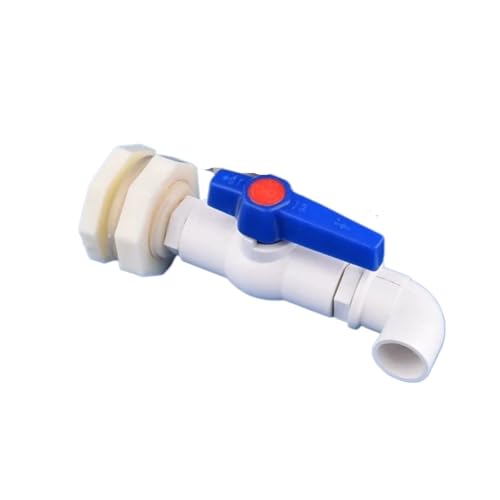 Supkancl 1PC 1/2~1 Zoll DIY Aquarium Aquarium Einlass Wasser Ablauf Rohr Joint PVC Wasser Tank Stecker(Red) von Supkancl