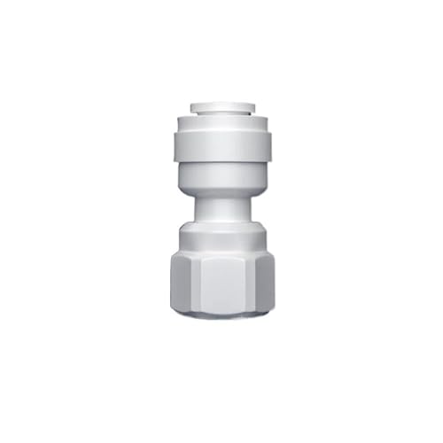 Supkancl 1PC 1/8 Oder M10 Innengewinde - 1/4 RO Wasserarmatur Gerade Kupplung POM Schlauchanschluss Wasserfilter Umkehrosmose Teile(M10 F) von Supkancl