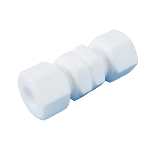 Supkancl 1PC 1 2 3 4 6 8 10-35mm Rohr OD PTFE Compression Union Stecker Kupplung Fitting(22mm) von Supkancl
