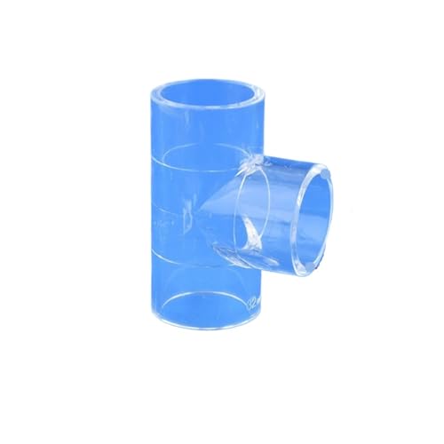 Supkancl 1PC 16~50mm T-Stück Stecker Garten Bewässerung Bewässerung 3-Weg Wasser Rohr Joint Transparent Aquarium(Inner Dia 25mm) von Supkancl
