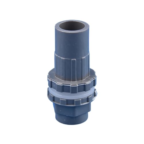 Supkancl 1PC 16~50mm Weiß PVC Aquarium Ablauf Joint 90 ° Ellenbogen Entwässerung Stecker(Style A-Grey,Inner Dia 32mm) von Supkancl