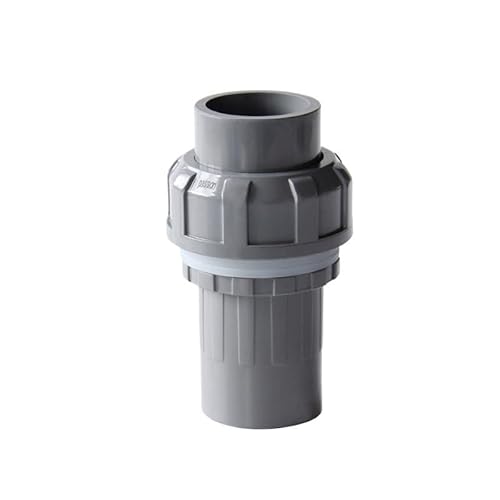 Supkancl 1PC 20~50mm PVC Rohrverbinder Joint Drainagerohr Armaturen Aquarium Aquarium Wasser Rohr Union Joint(Szary,ID 40mm) von Supkancl