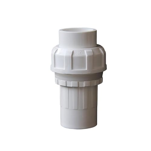 Supkancl 1PC 20~50mm PVC Rohrverbinder Joint Drainagerohr Armaturen Aquarium Aquarium Wasser Rohr Union Joint(White,ID 40mm) von Supkancl