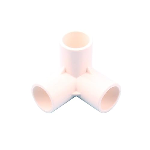 Supkancl 1PC 20mm Innendurchmesser Weiß PVC Rohrverbinder Hausgarten Bewässerung Wasserrohr Armaturen 3 4 5 6 Wege Stereo Gelenke(20mm Tee) von Supkancl