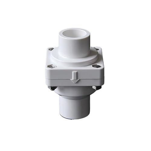Supkancl 1PC 25~110mm UPVC Klappe Rückschlagventil Abflussrohr Wasserpumpe Anti-reflow-Anschluss Garten Bewässerung Armaturen(White,Inner Dia.110mm) von Supkancl