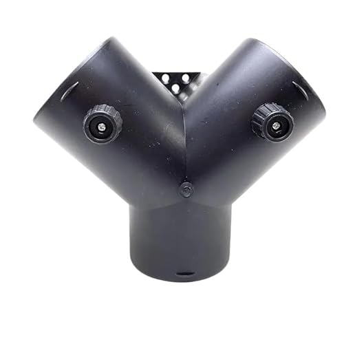 Supkancl 1PC 60mm 75mm Einstellbare Vent Führung Y Zweig Splitter Auspuffrohr Joiner Stecker(YFM-75mm) von Supkancl