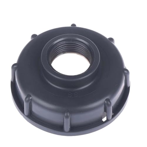 Supkancl 1PC 60mm Innengewinde Adapter Stecker IBC Kraftstoff Tank S60X6 Grob Gewinde Kappe IBC Tank Adapter(B) von Supkancl