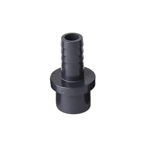 Supkancl 1PC Dunkelgrau PVC-Anschluss 20/25 bis 12/16/20mm Gartenbewässerungsschlauch Zubehör PVC-Rohradapter Armaturen(Black) von Supkancl