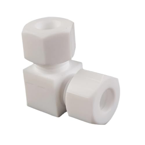 Supkancl 1PC Ellenbogen Minderer 2 3 4 6 8 10 12-25mm 1/8 "1/4" 3/8 "1/2" 3/4 "1" Zoll Rohr OD Kompression Fitting PTFE Koppler Stecker(6.35mm to 10mm) von Supkancl