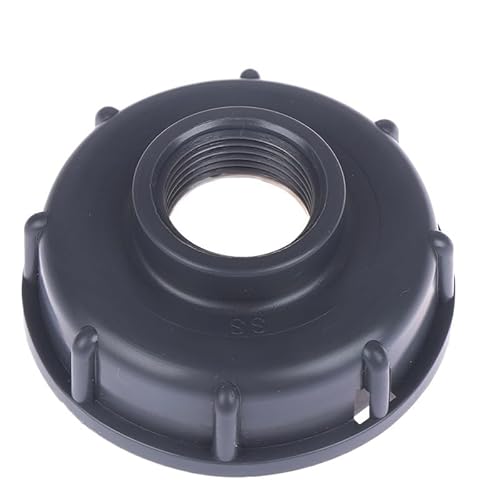 Supkancl 1PC Haushalts-IBC-Tank-Armaturen S60X6 Grobgewindekappe auf 1/2" 3/4" 1" Adapterstecker Kunststoff-IBC-Tankadapter(B) von Supkancl