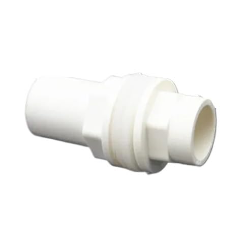 Supkancl 1PC ID 20/25/32/40/50mm PVC-Rohrverbinder Verdicken Sie Fischtank-Abflussrohrverbindungen Gartenbewässerungswasserversorgungsrohr-Entwässerungsteile(White,ID 25mm) von Supkancl