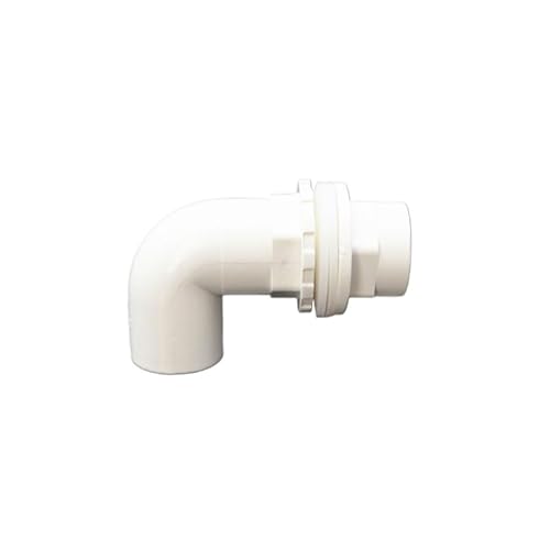 Supkancl 1PC ID 20/25/32mm L Typ PVC Rohrverbinder verdicken Fisch Tank Abflussrohrverbindungen(White,ID 32mm) von Supkancl