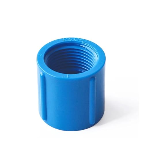 Supkancl 1PC Innengewinde PVC-Rohrverbinder 1/2 "3/4" 1 "Gartenbewässerungsarmaturen Bewässerungssystem Wasserrohrverbindung Aquariumadapter(Straight-Blue,25mm (3I4)) von Supkancl