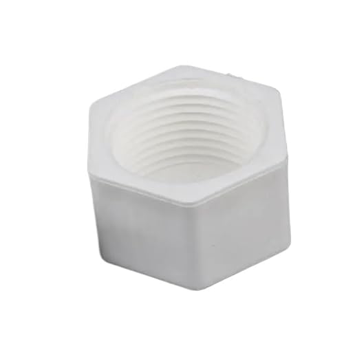 Supkancl 1PC Kunststoff 1/2'' 3/4'' 1'' Innengewinde Ende Stecker Stecker Sanitär Rohr PVC Rohr Abdichtung Armaturen(1") von Supkancl