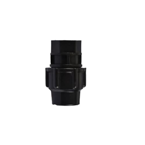 Supkancl 1PC Kunststoff PE Leitungswasser Bewässerung Wasserrohr Schnellverbinder Weiblich Außengewinde for Rohr 20mm 25mm 32mm 40mm 50mm 63mm(Black-Female Thread,20mm) von Supkancl