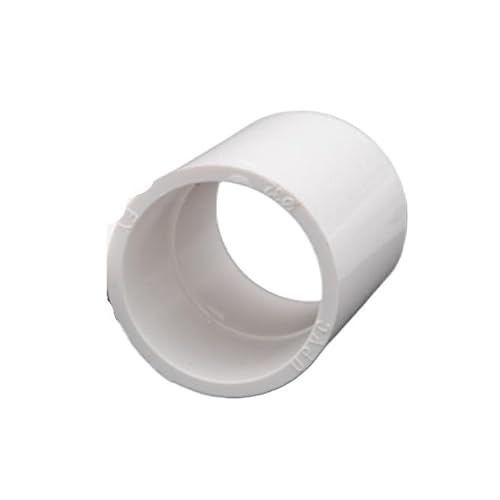 Supkancl 1PC PVC Innendurchmesser 20/25/32/40/50mm Wasserversorgungsrohrarmaturen Gerade Anschlüsse Kunststoffverbindung Bewässerungswasserteile(Inside Diameter 20mm) von Supkancl