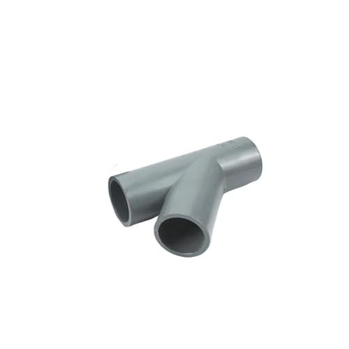 Supkancl 1PC PVC-Rohr 3-Wege-Anschluss 1 Zoll Y-Typ Wasserrohrtank 45 Grad geneigter Adapter(ID 20) von Supkancl