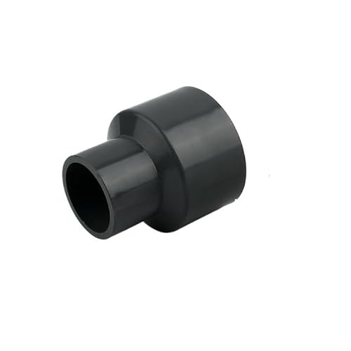 Supkancl 1Pc 20/25/32/40/50/63mm Verdickung PVC Gerade Reduzierung Anschlüsse Garten bewässerung Wasser Rohr Anschluss Aquarium Adapte(63-50mm,Grey (1PC)) von Supkancl