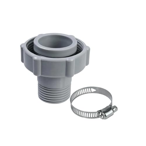 Supkancl 1SET Schwimmbadablauffitting verbindet Passend for ID 1,5 Zoll Verbinden Sie Sich mit dem Boden des Pools OD 1 Zoll Ersatzteile Supkancl 1SET Schwimmbadablauffitting verbindet Passend for ID 1,5 Zoll Verbinden Sie Sich mit dem Boden des Pools OD 1 Zoll Ersatzteile von Supkancl