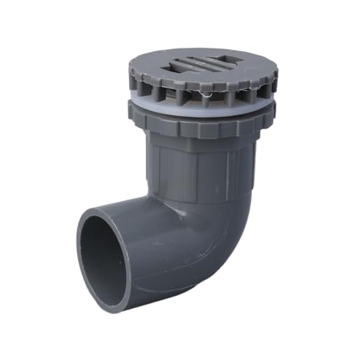 Supkancl 1pc 20/25/32/40/50mm PVC Rohrverbindungen Aquarium Abflussrohr Outlets Joint 90 Grad Ellenbogenverbinder(Gray,40mm) von Supkancl