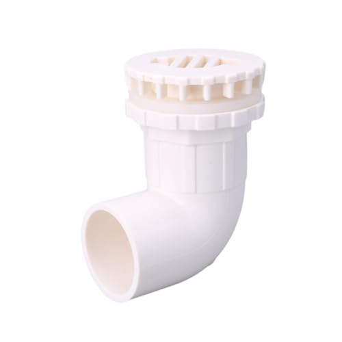 Supkancl 1pc 20/25/32/40/50mm PVC Rohrverbindungen Aquarium Abflussrohr Outlets Joint 90 Grad Ellenbogenverbinder(White,20mm) von Supkancl