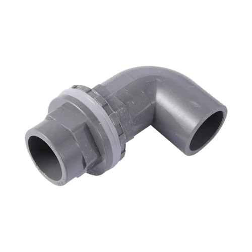 Supkancl 1pc Garten Bewässerung PVC Wasser Anschluss Innen Durchmesser 20/25/32mm 90 ° Gebogen Kunststoff Couplint Aquarium Ablauf Joint Gewächshaus Werkzeuge(Inner Diameter 25mm) von Supkancl