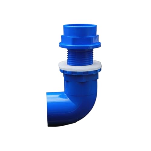 Supkancl 1pc ID 20/25/32/mm L Typ PVC Rohr Anschlüsse Verdicken Fisch Tank Ablauf Rohr Gelenke(Blue,ID 25mm) von Supkancl