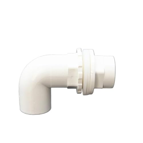 Supkancl 1pc ID 20/25/32/mm L Typ PVC Rohr Anschlüsse Verdicken Fisch Tank Ablauf Rohr Gelenke(White,ID 20mm) von Supkancl