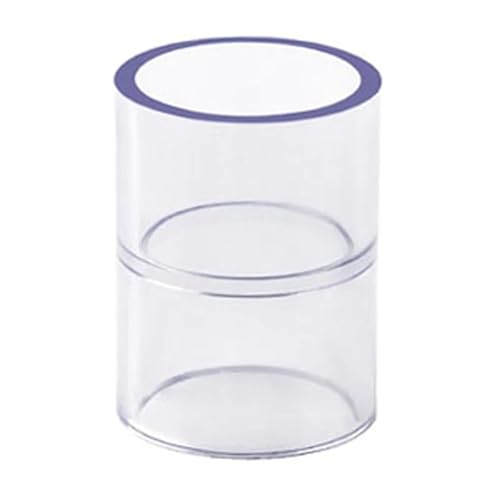 Supkancl 1pc Rohrverbinder 20 25 32 40 50mm Transparent Gerade Ellenbogen T Gelenke Aquarium Wasser Rohr Adapter(Straight,I.D 32mm) von Supkancl