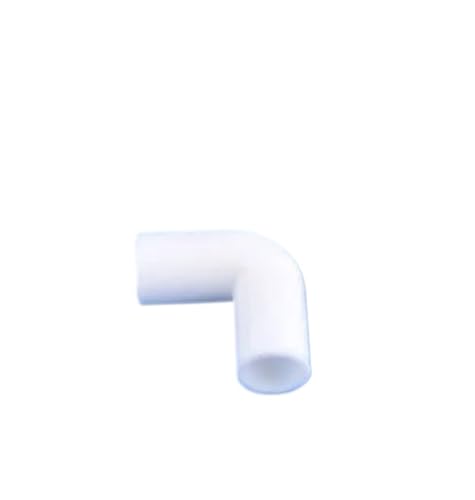 Supkancl 2 STÜCKE 12mm Weiß Rohrverbinder 60° 90° 120° 135° T-Stück Winkelstück Gerade Verbindung DIY Verbindungsstücke Kleiderschrank Haken Adapter(90 Degree Elbow) von Supkancl